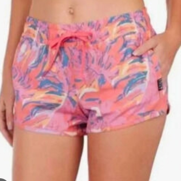 Salt Life Pants - Salt Life SLX-QD Aqua Trunks Anti Rash  Tropical Print Shorts Large Retail 46$